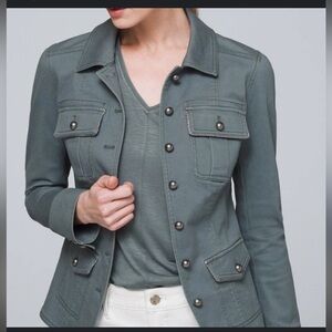 WHBM Military green Women's Jacket size 0